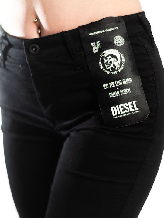 Babhila Women's Jean Trousers in Skinny Fit Black
