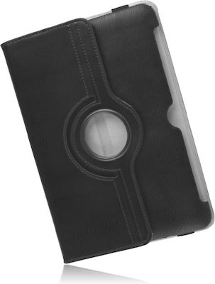 Rotating Flip Cover Piele artificială Rotativă Negru (iPad mini 1,2,3)