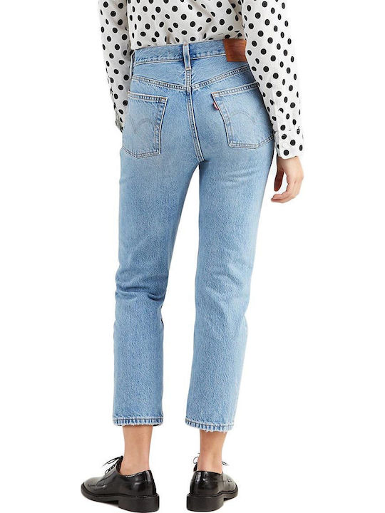 501 High Waist Women's Jean Trousers with Rips in Slim Fit Jive Stonewash