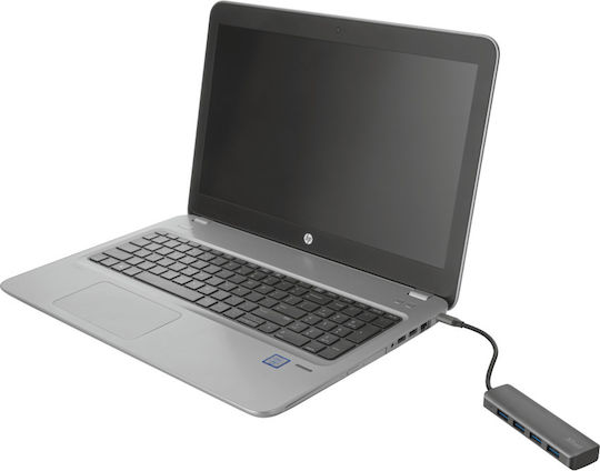 Trust Halyx Hub 4 Ports USB 3.2 with USB-C Connection