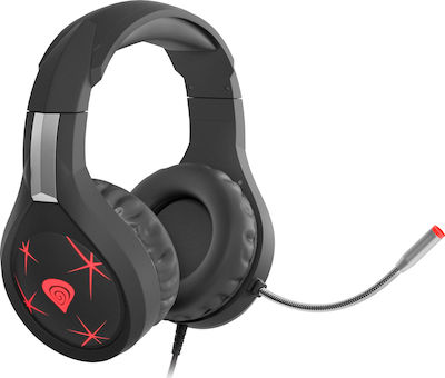 Natec Cobalt 300 Комплект Гейминг Клавиатура с RGB подсветка & Мишка (Английски US) Черен