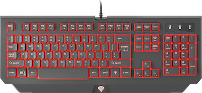 Natec Cobalt 300 Комплект Гейминг Клавиатура с RGB подсветка & Мишка (Английски US) Черен