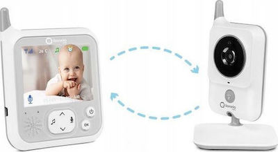 Lionelo Baby Monitor Babyline 7.1 with Camera & Screen 3.2" with Two-Way Audio & Lullabies