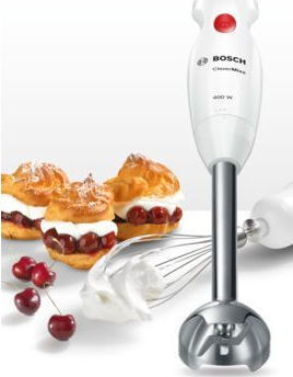 Bosch CleverMixx Ραβδομπλέντερ με Ανοξείδωτη Ράβδο 400W Λευκό