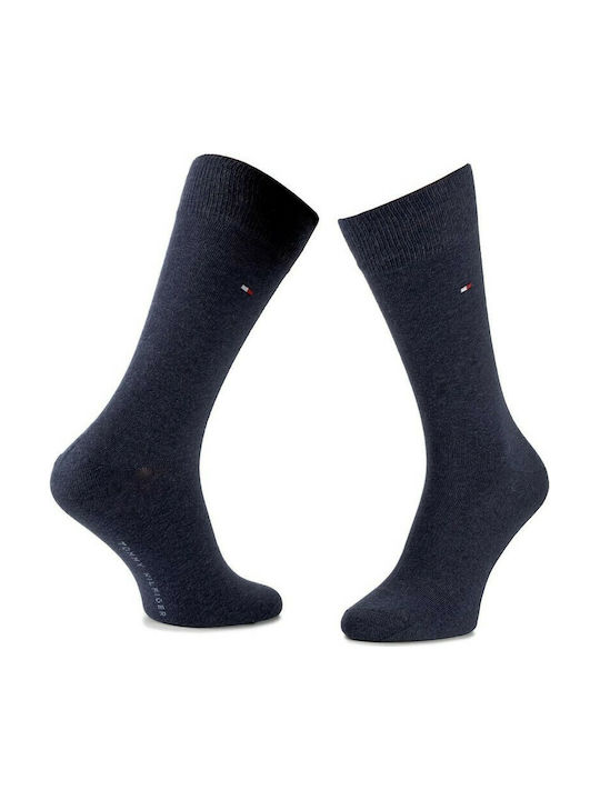 Tommy Hilfiger Classic Men's Solid Color Socks Blue 2Pack