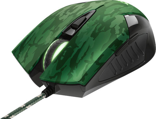 Trust GXT 781 Rixa RGB Gaming Ποντίκι 3200 DPI Πράσινο