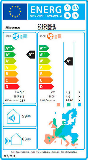 Hisense Noble Aparat De Aer Condiționat Inverter 18000 BTU A++/A+