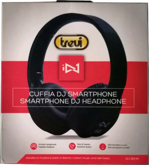 Trevi 601 M Ενσύρματα On Ear Ακουστικά Μαύρα