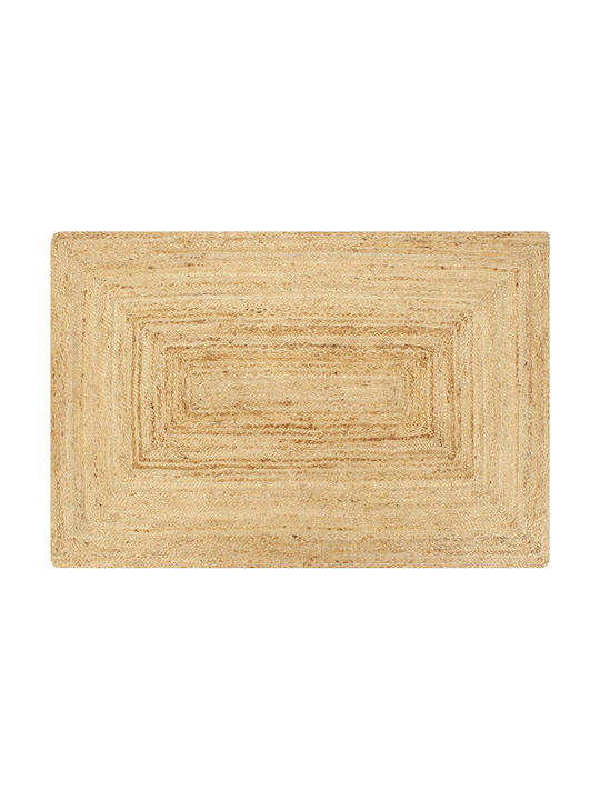 vidaXL Handmade Rug Rectangular Summer from Jute Beige