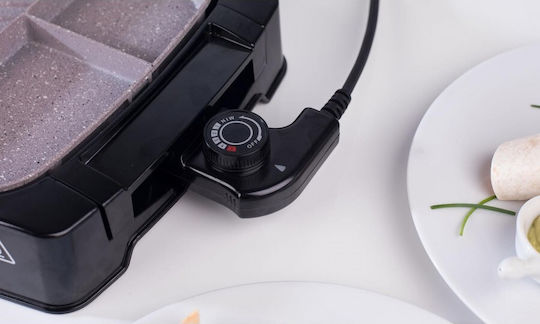 Beldgray Tabletop Grătar Electric Grătar 1500W cu Termostat Reglabil