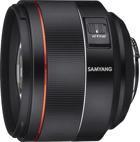 Samyang Full Frame Camera Lens AF 85mm f/1.4 Telephoto for Nikon F Mount Black