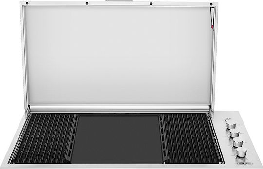 Beef Eater Proline 6 Flat Lid Gas Grill with 6 pcs 20kW