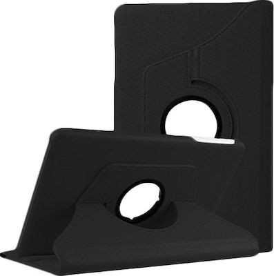 Rotating Flip Cover Piele artificială Rotativă Negru (Universal 8" - Universal 8")