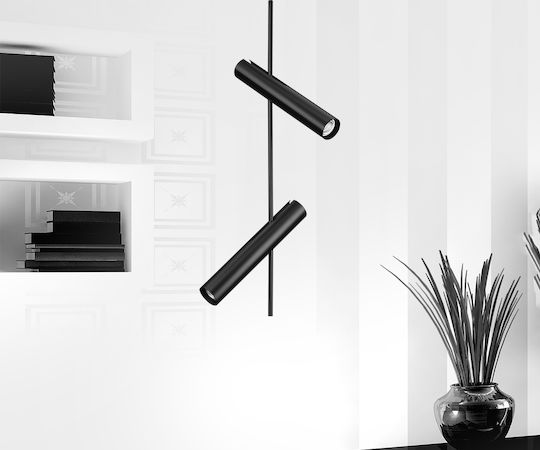 Luma Triple Spot with Socket GU10 in Black Color Luma Triple Spot with Socket GU10 in Black Color