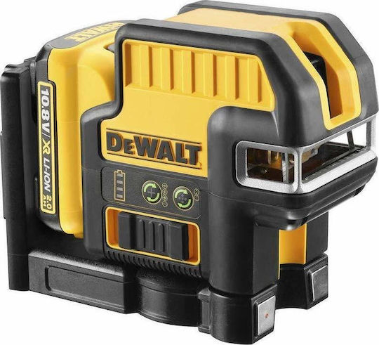 Dewalt Γραμμικό Αλφάδι Laser Πράσινης Δέσμης 10.8V με Εύρος Εργασίας 20m
