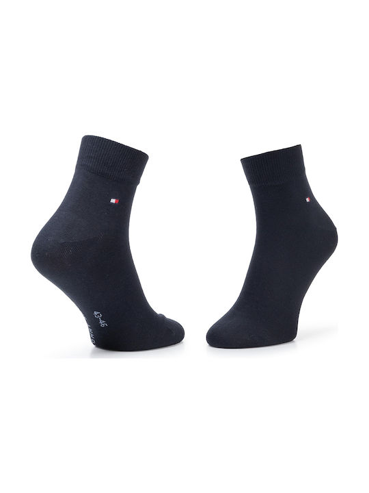 Tommy Hilfiger Men's Solid Color Socks Blue 2Pack