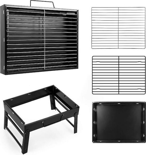Stainless steel Portable Charcoal Grill 35.5cmx27cm