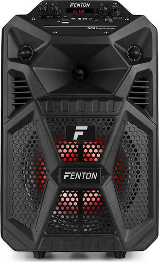 Fenton Karaoke Speaker With Wired Microphone And Lighting Effects FPC8T 170.089 Black