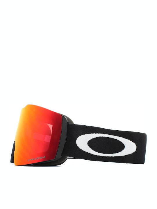 Oakley Fall Line Ski & Snowboard Goggles Kids Black with Lens in Red Color