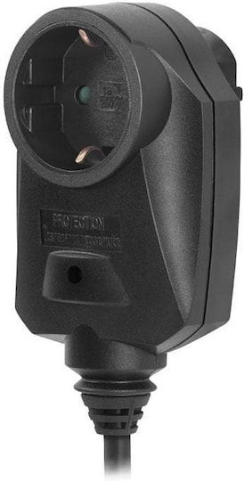 SAS Power Strip with Surge Protection 3 Positions with Switch and Cable 1.5m