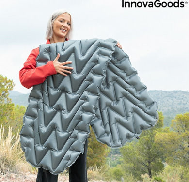 InnovaGoods Μονό Υπόστρωμα Camping Πάχους 12cm Γκρι