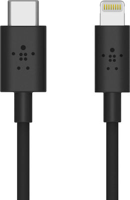 Belkin Boost Charge USB-C to Lightning Cable 18W Μαύρο 0.9m (F8J239DS03-BLK)