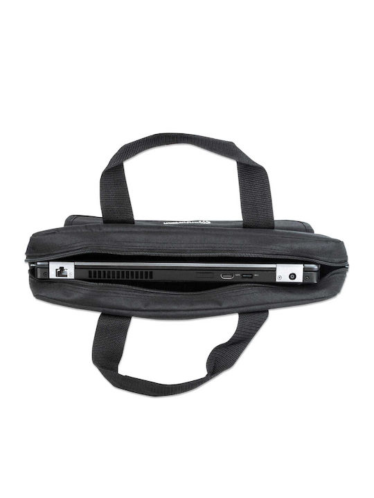Manhattan London Geantă De umăr / de mână pentru laptop 17.3" în culoarea Negru