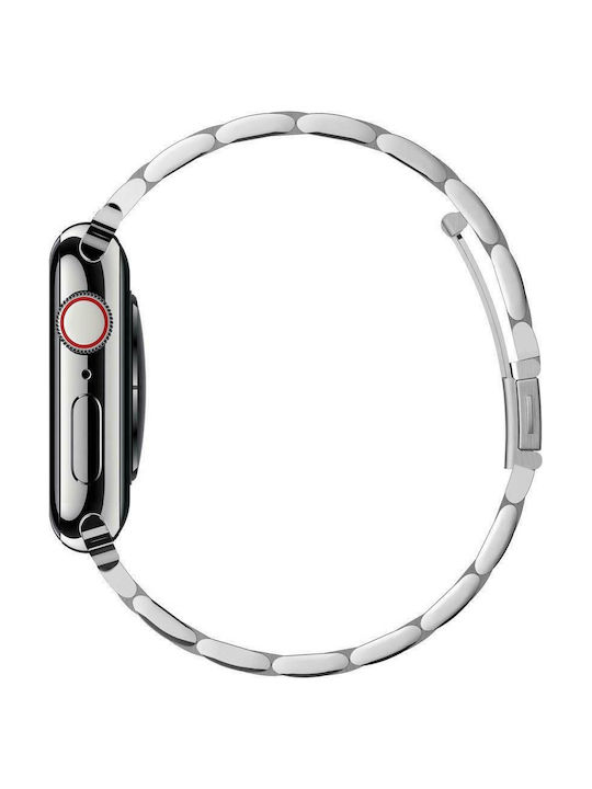 Spigen Modern Fit Armband Rostfreier Stahl Silber (Apple Watch 38/40/41mm) 061MP25943