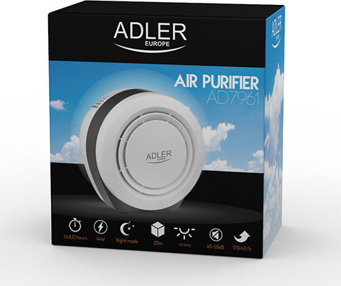 Adler Luftbefeuchter 45W für Räume 20m²
