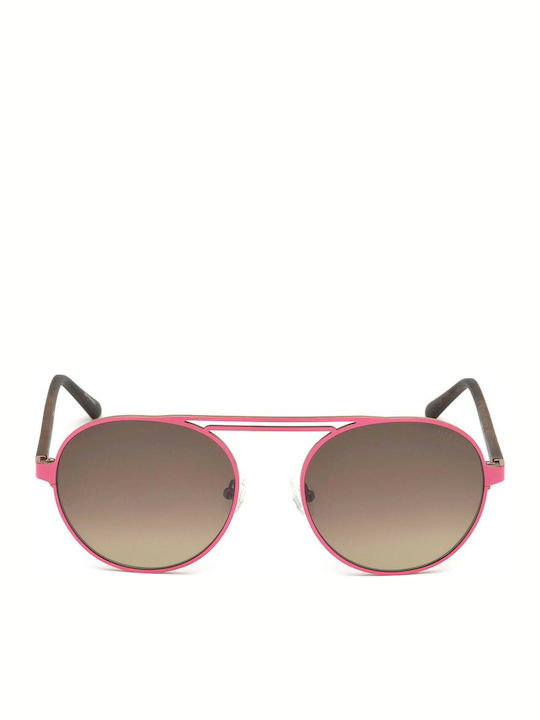 Guess Women's Sunglasses with Pink Metal Frame GU3028 73F