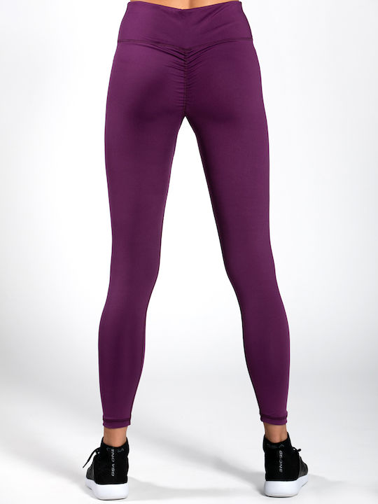 GSA Lift & Shape Women's Cropped Training Legging Purple