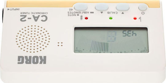 Korg Chromatisch Tuner CA-2 Chromatic Tuner in Weiß Farbe