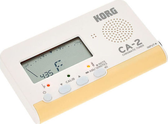 Korg Chromatisch Tuner CA-2 Chromatic Tuner in Weiß Farbe