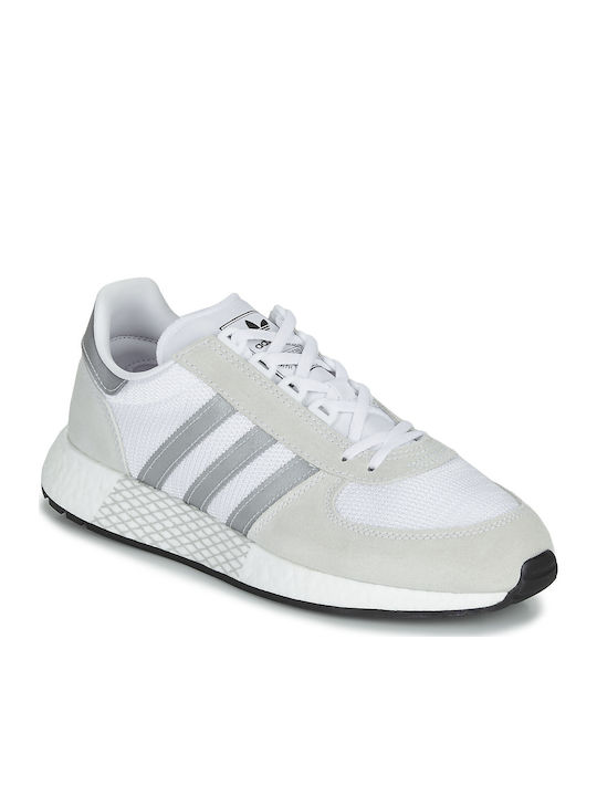 Marathon Tech Sneakers Cloud White / Silver Metallic / Core Black