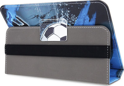 Football Flip Cover Synthetic Leather Multicolour (Universal 7-8") GSM041320