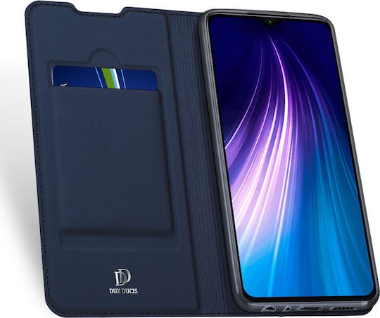 Dux Ducis Skin Pro Synthetic Leather Book Blue (Redmi Note 8T)