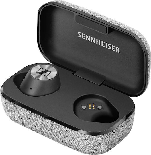 Sennheiser Momentum True Wireless In-ear Bluetooth Handsfree Ακουστικά με Θήκη Φόρτισης Γκρι
