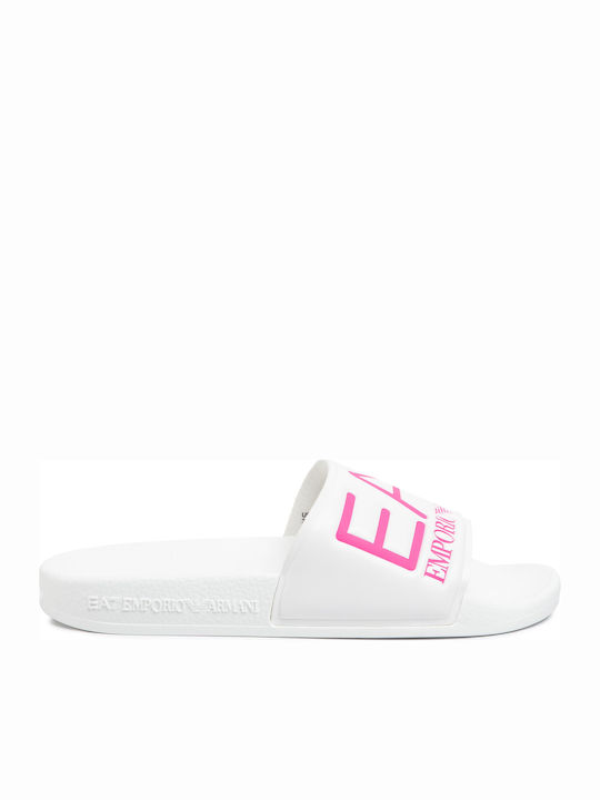 Emporio Armani Women's Slides White XCP001 XCC22 M499