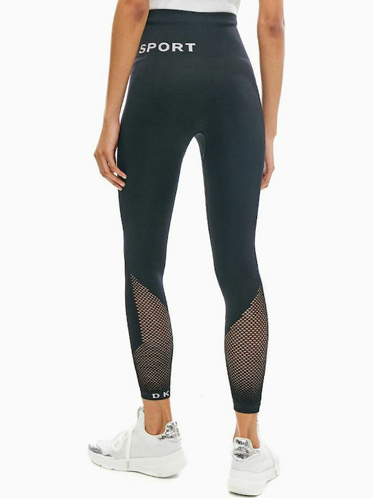 Women's Cropped Legging High Waisted Black