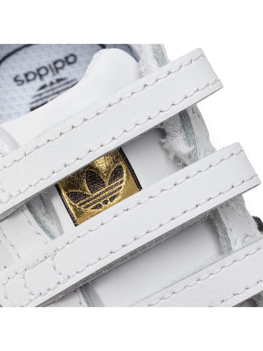 Superstar SUPERSTAR CF I Kinder Sneakers mit Klettverschluss Cloud White / Core Black