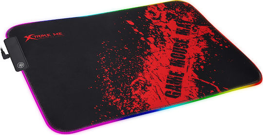 Xtrike Me Medium Gaming Mouse Pad with RGB Lighting Red 350mm MP-602