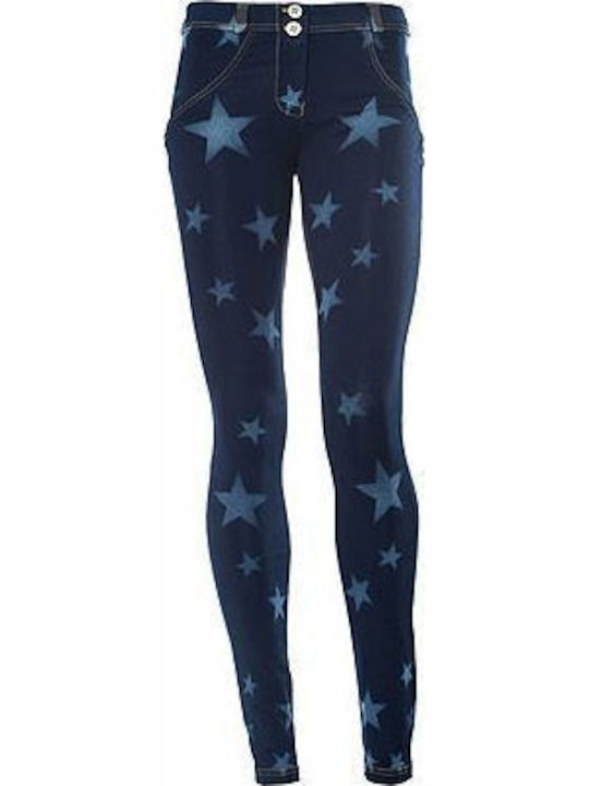 Wr.Up Skinny Καθημερινό Γυναικείο Μακρύ Κολάν Navy Μπλε