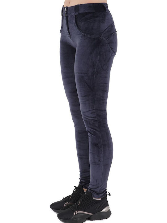 Freddy Wr.Up Skinny-Fit Καθημερινό Κολάν Navy Μπλε