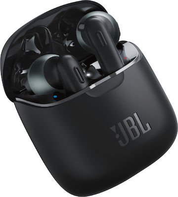 JBL Tune 220TWS Earbud Bluetooth Handsfree Ακουστικά με Θήκη Φόρτισης Μαύρα