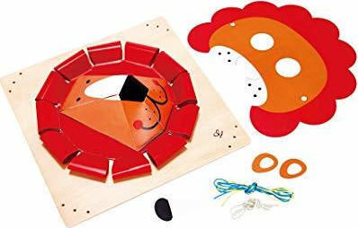 Hape Papier-Bauspielzeug Brave Lion Look für Kinder ab 4+ Jahre Jahren