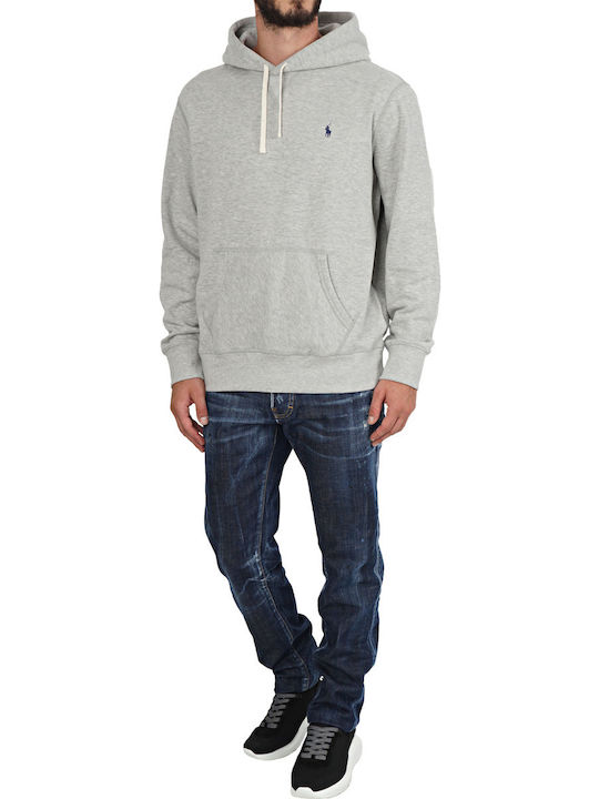 Sweatshirt Fleece with Hood Gray