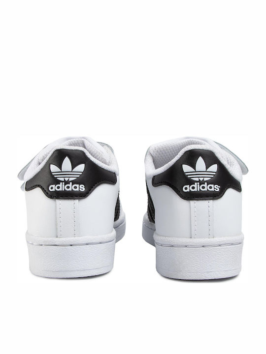 Superstar SUPERSTAR Kinder Sneakers mit Klettverschluss Cloud White / Core Black