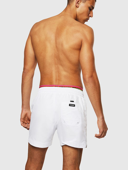 Diesel Bmbx-Dolphin Men's Swimwear Shorts White