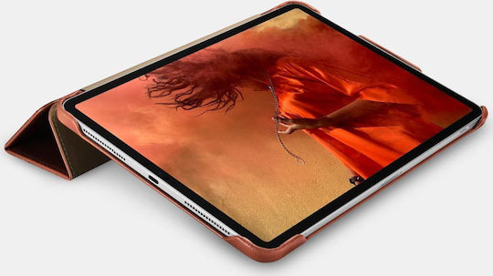 iCarer Vintage Klappdeckel Leder Braun (iPad Pro 2018 11")