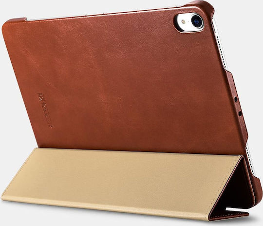 iCarer Vintage Klappdeckel Leder Braun (iPad Pro 2018 11")